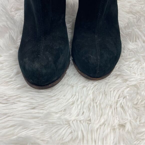 Jeffrey Campbell Rumble Homemade Havana Last Suede High Heel Booties - Picture 4 of 15